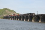 Norfolk Southern train 27G with New York Central Heritage Unit leading